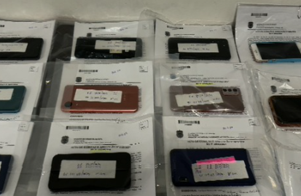 50 CELULARES / Foto: Reprodução: Foto SSP