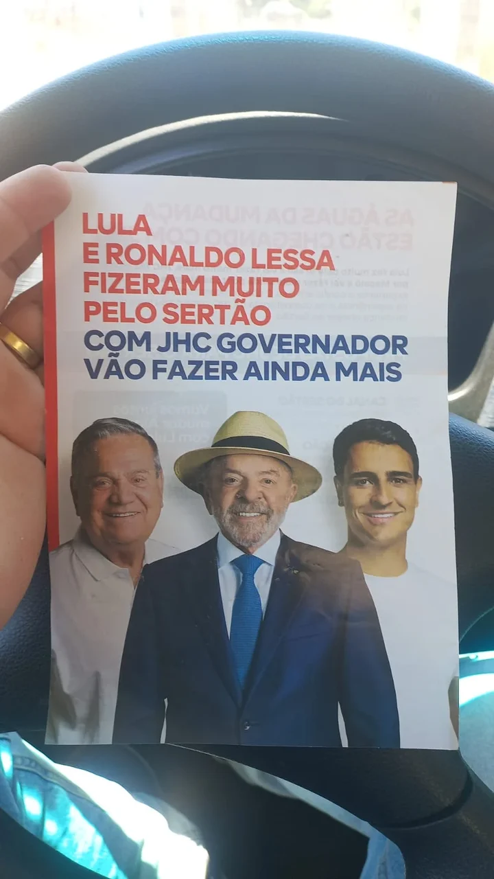 Depois de uma vida de lutas democráticas, Lessa patrocina engodo eleitoral para “colar” JHC em Lula e Justiça barra propaganda