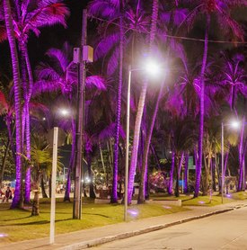 Maceió ganha iluminação lilás em apoio à conscientização e combate à violência contra a mulher