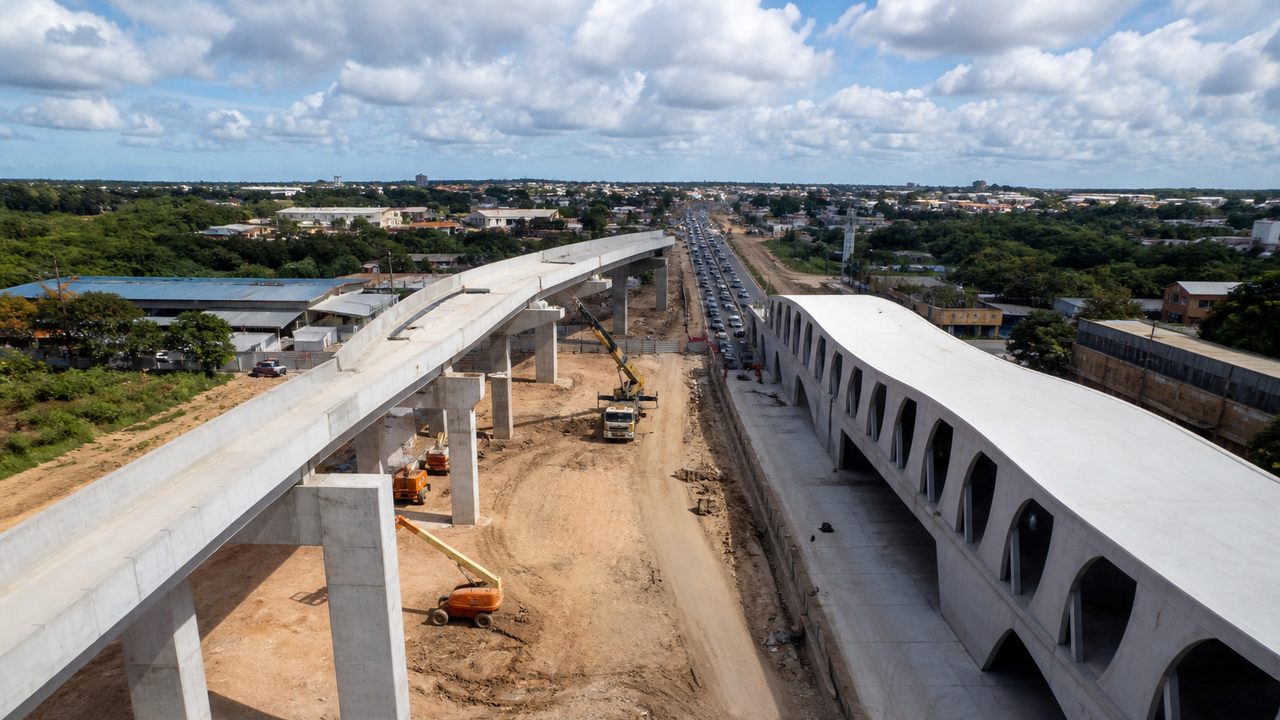 Santa Cruz terá dois novos viadutos e novas rotas para escapar dos engarrafamentos; novo terminal de BRT chega a 70% das obras executadas