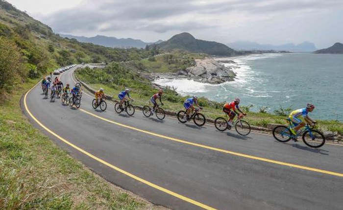 Prova do ciclismo de estrada masculino categoria C4.-5 foi realizada no Recreio dos Bandeirantes, na zona oeste do Rio de Janeiro (Crédito: Marco Antonio Teixeira/MPIX/CPB/Direitos Reservados)