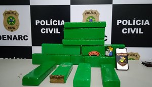 Motorista é preso por transportar 10 kg de maconha em Aracaju