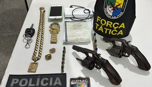 Três homens são presos após tentar atropelar um policial no bairro Santa Maria / Foto: Foto: Polícia Militar/Divulgação
