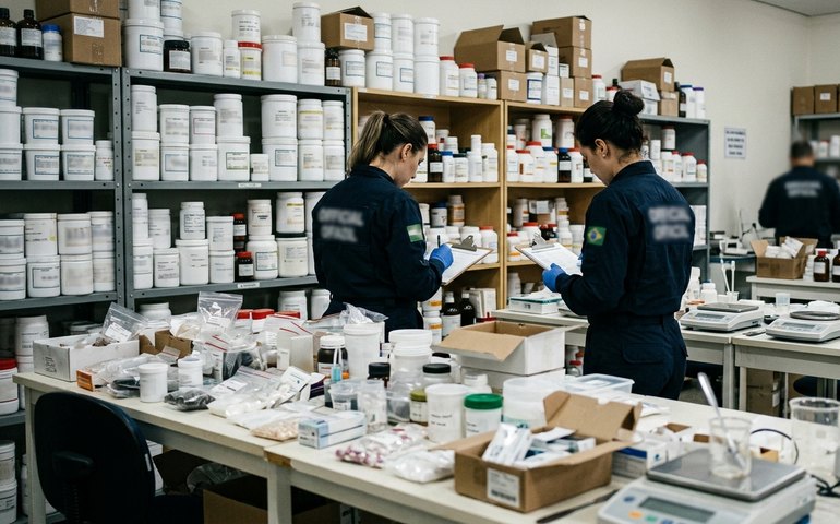 Mais de 400 mil produtos irregulares são encontrados em farmácia de manipulação de SC