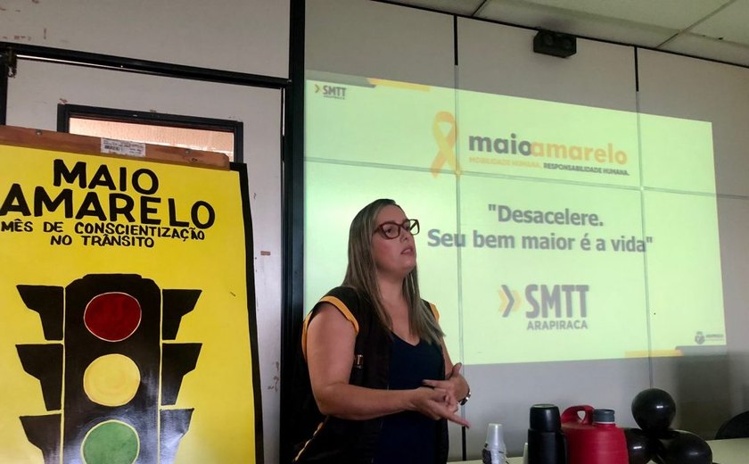 SMTT comemora ações educativas realizadas em empresas no Maio Amarelo