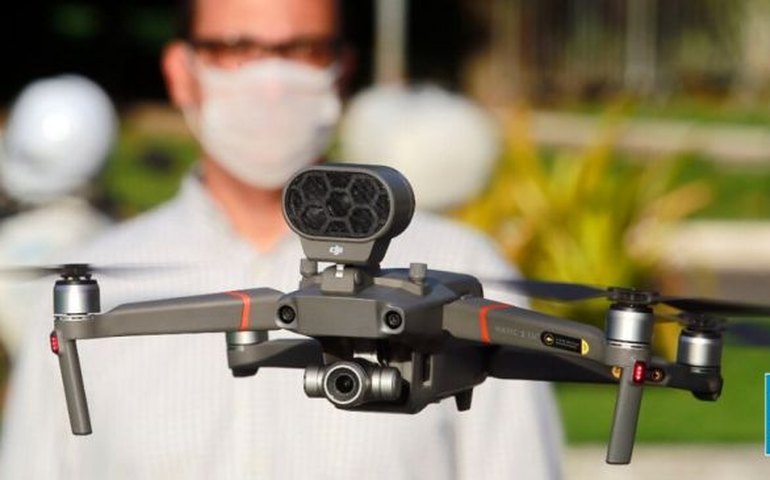 Rio começa a usar drone com alto-falantes para dispersar aglomerações
