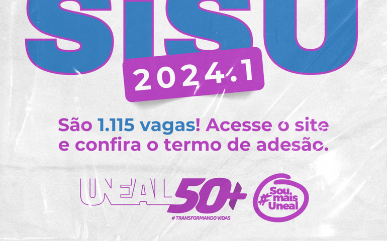 Uneal oferta 1.115 vagas para cursos de graduação pelo SiSU 2024