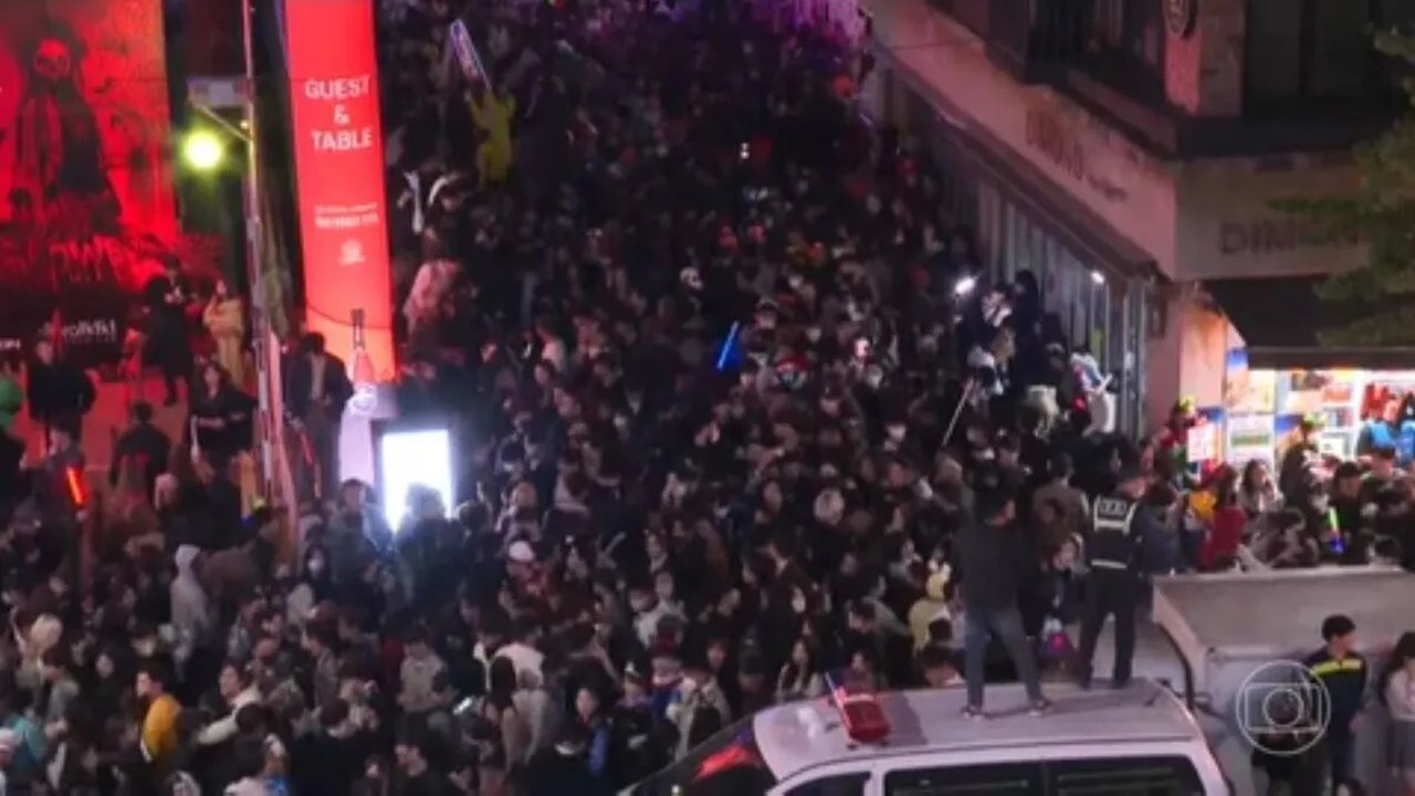 Coreia do Sul: 151 pessoas morrem esmagadas em festa de Halloween
