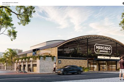 Ideral diz que substituição do teto do Mercado de Jaraguá faz parte do projeto de reforma