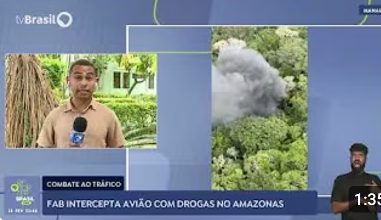 FAB intercepta avião com drogas no Amazonas