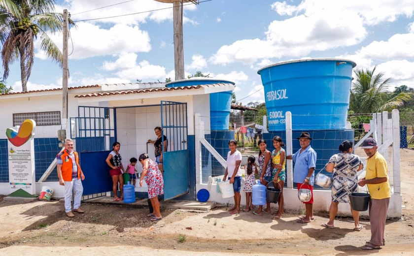 17 famílias de Lagoa da Tereza são beneficiadas com o Programa Água Doce, em Palmeira