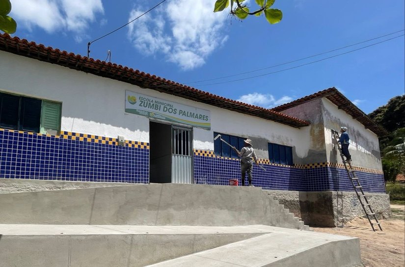 Prefeitura de Branquinha segue realizando reestruturação de escolas