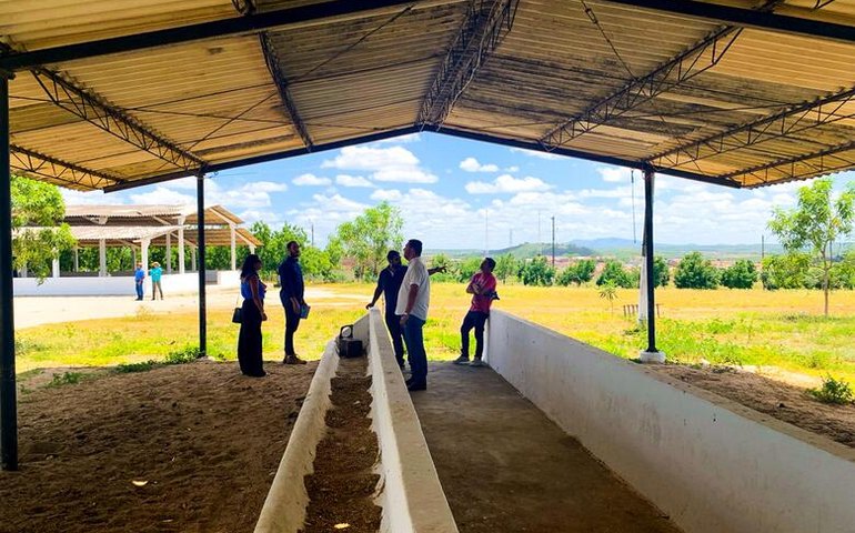 Seagri visita Parque Mair Amaral em Batalha para início das obras de revitalização