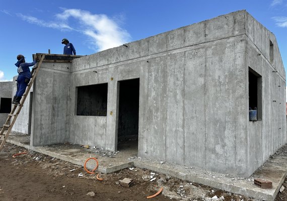 Minha Casa, Minha Vida: obra do Residencial Prefeito Gileno avança em Palmeira dos Índios