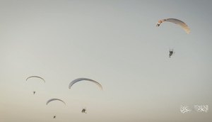 parapentes-hamas-31102023105424601 / Foto: Foto: Brigadas AL-Qassam/Telegram/Via Reutres
