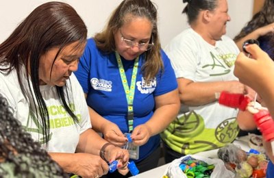 Alurb promove oficinas sustentáveis no Soprobem, na Santa Amélia