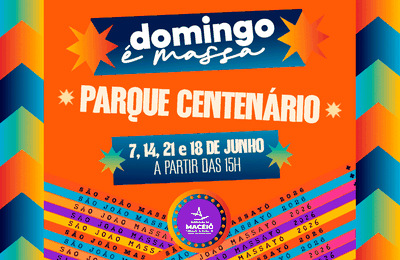 Domingo é Massa entra no clima junino com forró e teatro de bonecos no Parque Centenário