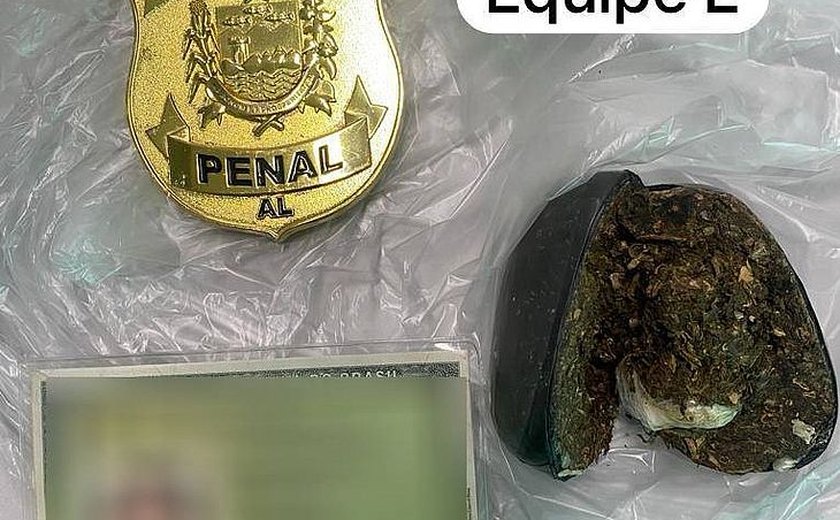 Mulher é preso por tentar entrar com maconha na Penitenciária de Segurança Máxima