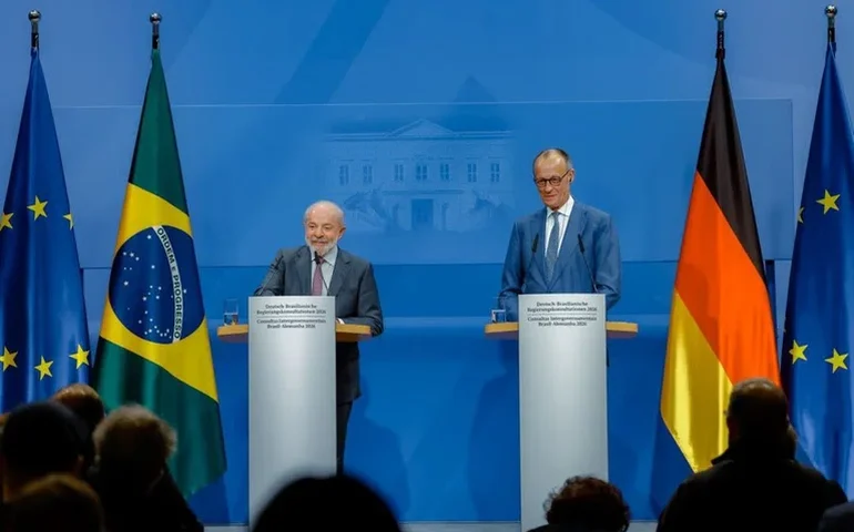 Na Alemanha, Lula celebra entrada em vigor do Acordo MERCOSUL-União Europeia: Nossas regiões disseram sim à integração para uma zona de livre comércio