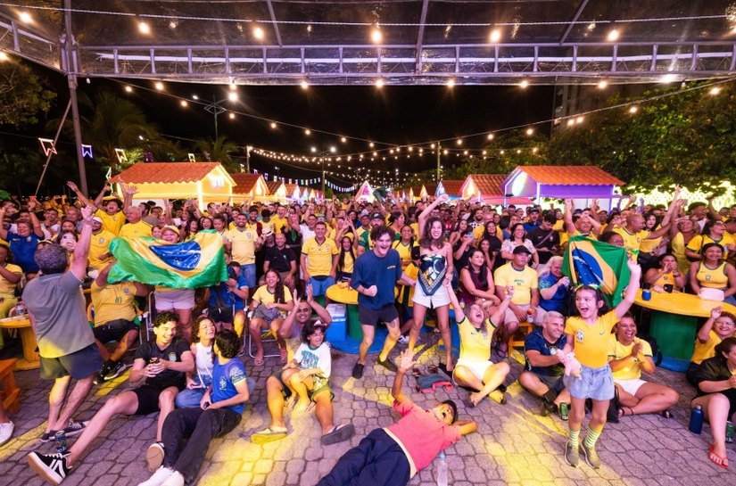 Vila Junina recebe transmissão de Brasil x Japão e programação musical nesta segunda (29)