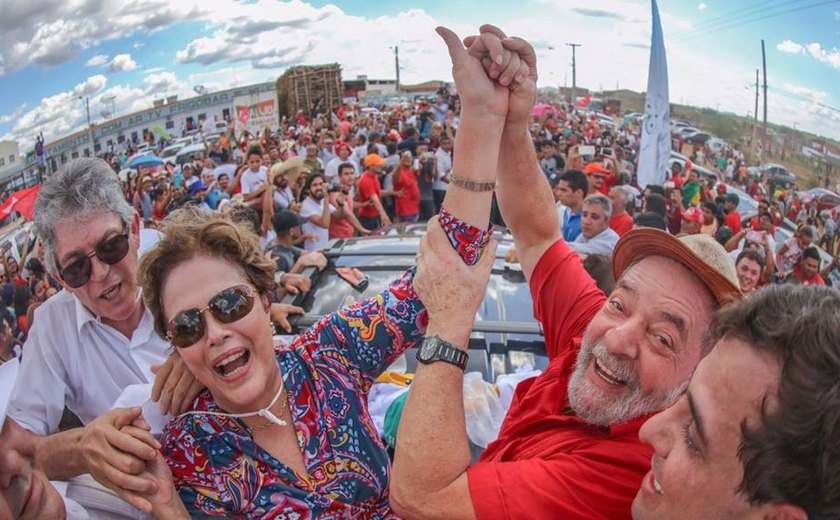 Hoje na Paraíba: Lula e Dilma vencem o golpe e atingem o coração do povo brasileiro