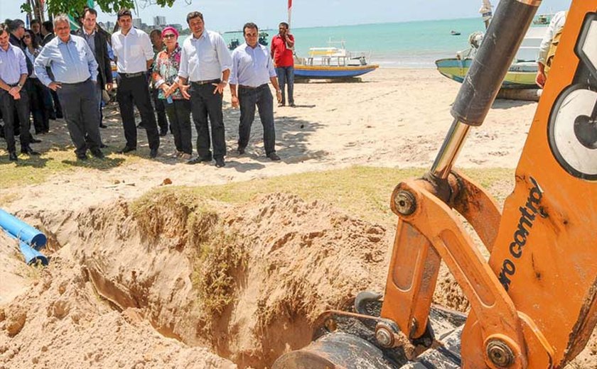 Prefeitura inicia obra de drenagem da orla de Maceió