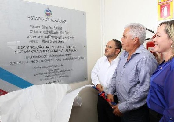 Nova escola em Atalaia vai funcionar em tempo integral