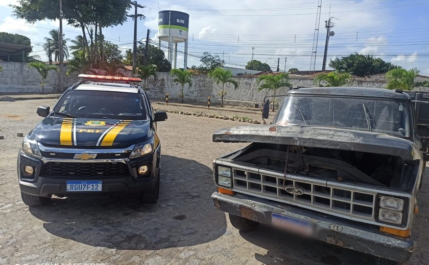 Caminhão roubado em Pernambuco é localizado pela PRF dias após o crime