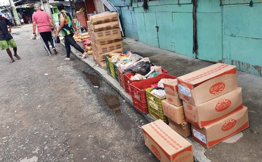 Vigilância Sanitária apreende alimentos com validade adulterada sendo vendidos na Levada