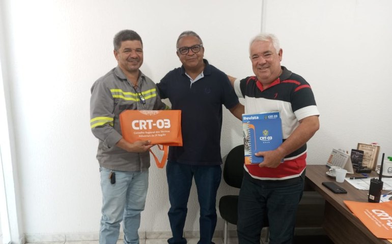 SIPE recebe visita do Conselho Regional dos Técnicos Industriais da 3ª Região