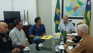 reunião governador e segurança 