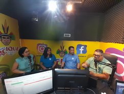 Sabatina na Cacique FM com Gervásio Neto e Flávia Ramos