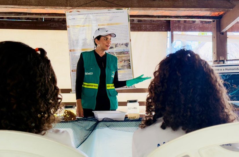 Semed promove dia de vivências ambientais para 120 alunos da rede pública de Maceió