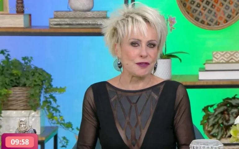 Precisa de aula de canto, brinca Ana Maria sobre eliminação de Louro Mané do 'Masked Singer'