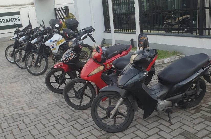 Em sequência de abordagens, BPTran recupera três motocicletas