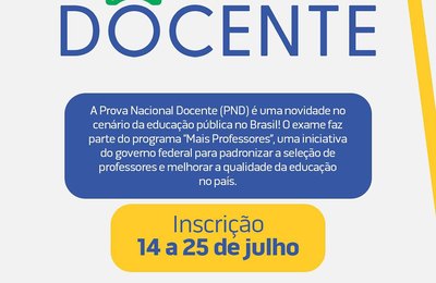 Educação de São Miguel dos Campos aderiu à PND; inscrições seguem até sexta, 25