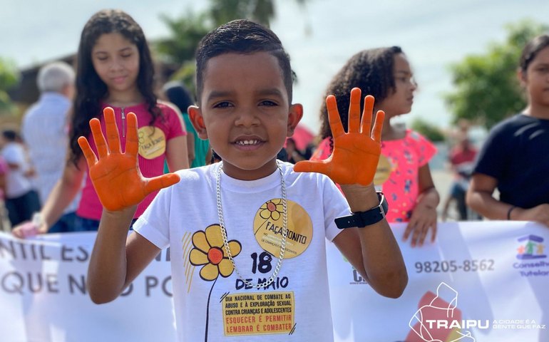 Traipu realiza caminhada de conscientização e combate à exploração infanto-juvenil