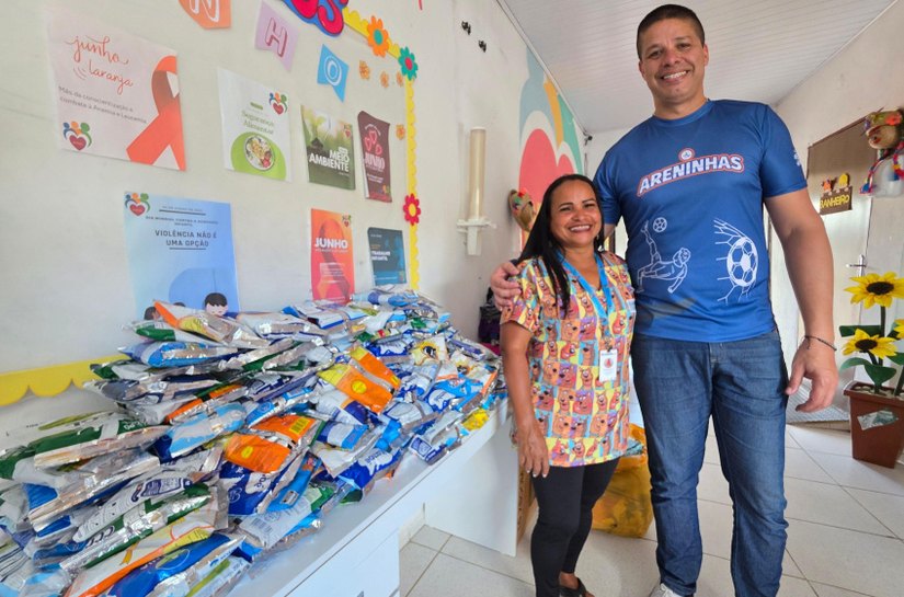 Secretaria de Esporte de Maceió entrega doações arrecadadas para a AFAEAL