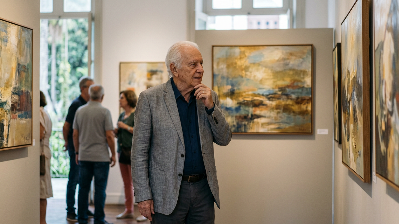 Marcos Duprat apresenta seu 'mundo interior' em exposição em cartaz na Casa de Cultura Laura Alvim