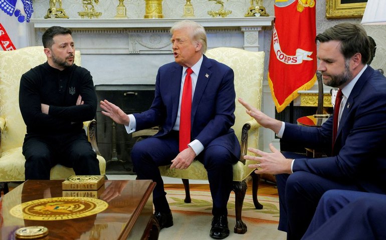 Tensão e bate-boca marcam encontro entre Trump e Zelensky