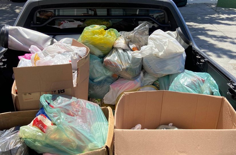 Dieteal doa quase meia tonelada de alimentos para o projeto Alagoas Sem fome