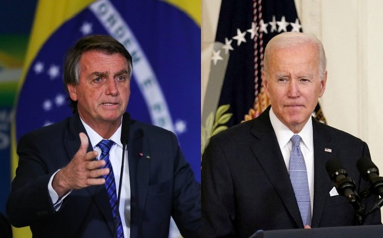 Bolsonaro criticou Lula em encontro com Biden, disse assessor à FOX News
