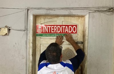 Vigilância Sanitária interdita mercadinho e panificação irregulares