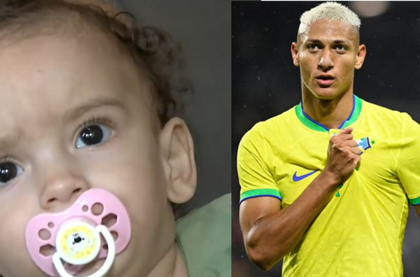 Jogador Richarlison doa dinheiro para cirurgia de bebê em Viçosa