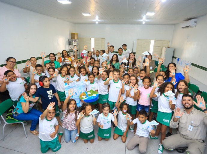 Mineradora vai a escolas de Craíbas e Arapiraca para celebrar Mês da Água com estudantes