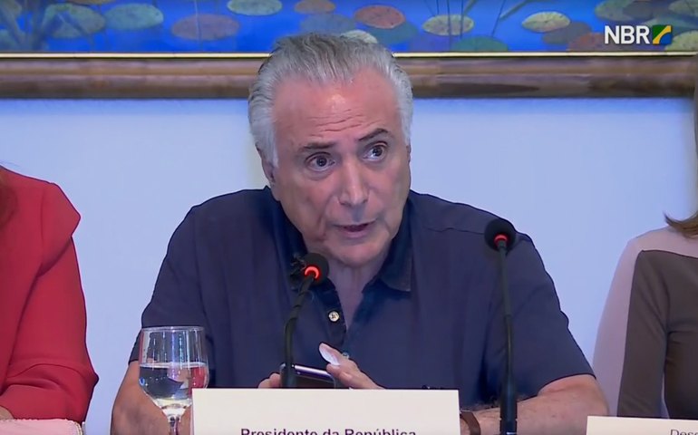 Temer diz que reforma da Previdência não saiu da pauta política do país