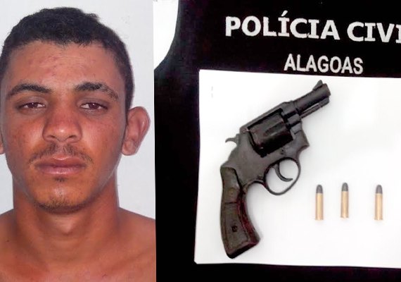 PC prende homem com arma dentro de bar em Junqueiro