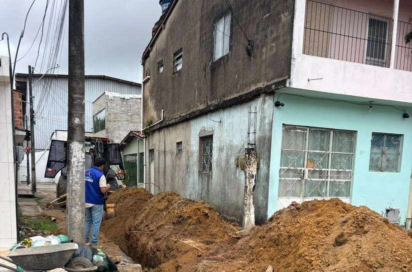 Infraestrutura inicia implantação de sistema de drenagem no Tabuleiro do Martins