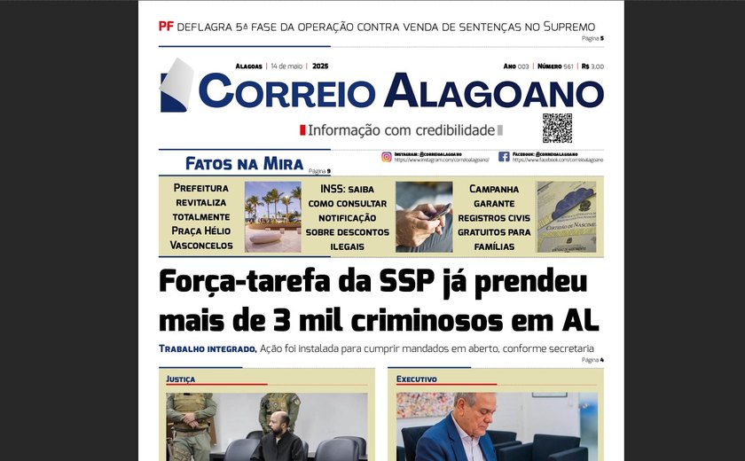 Força-tarefa da SSP já prendeu mais de 3 mil criminosos em Alagoas