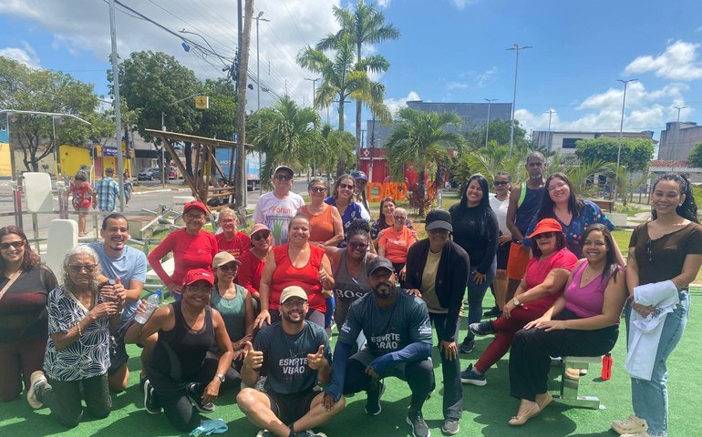 Equipes eMulti promovem atividades de lazer e bem-estar para usuários de unidades de saúde